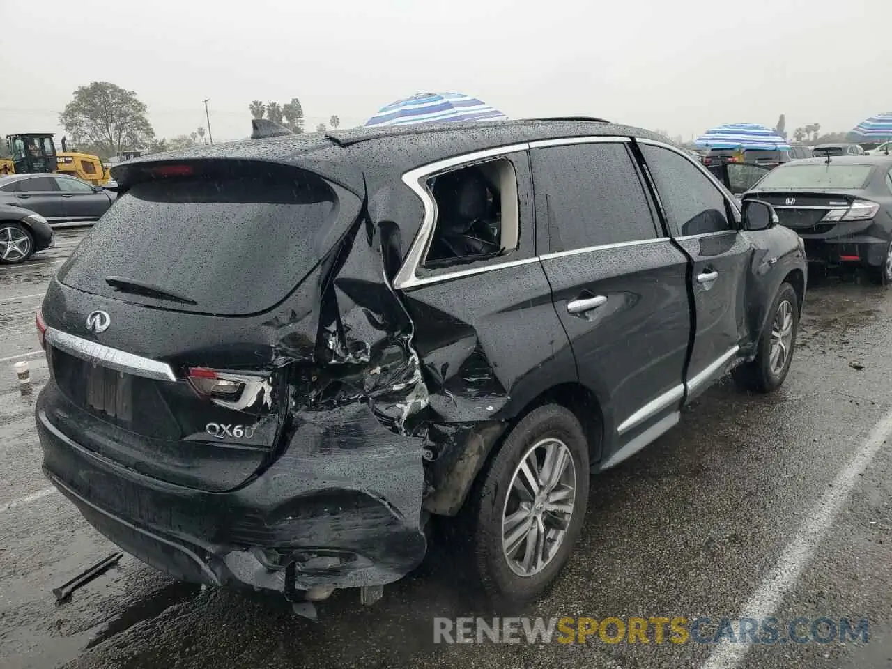 3 Photograph of a damaged car 5N1DL0MNXLC516962 INFINITI QX60 2020