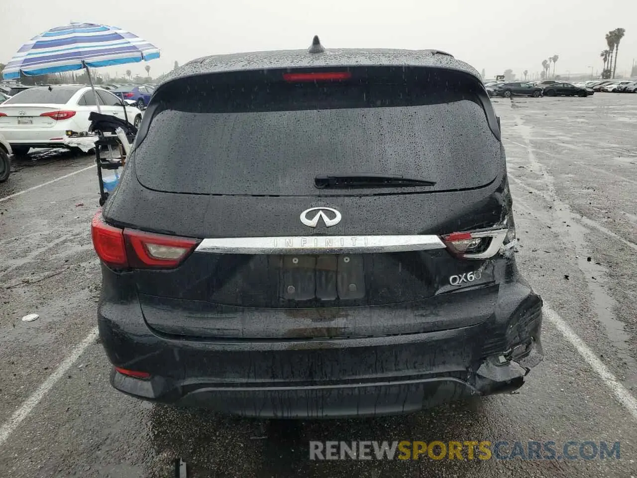 6 Photograph of a damaged car 5N1DL0MNXLC516962 INFINITI QX60 2020