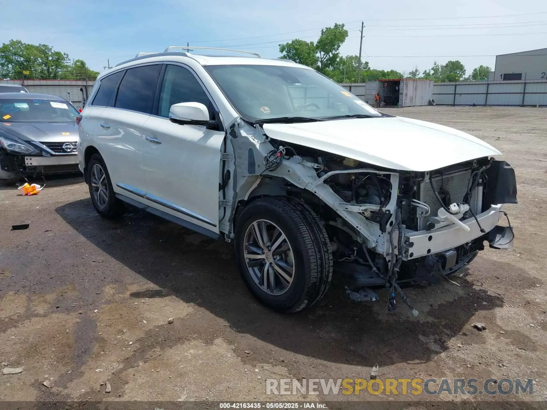 1 Photograph of a damaged car 5N1DL0MNXLC519635 INFINITI QX60 2020