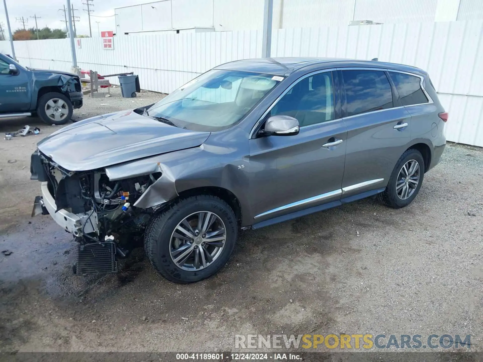 2 Photograph of a damaged car 5N1DL0MNXLC523376 INFINITI QX60 2020