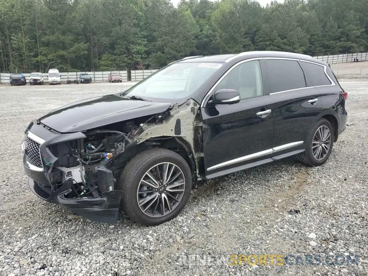 1 Photograph of a damaged car 5N1DL0MNXLC546575 INFINITI QX60 2020