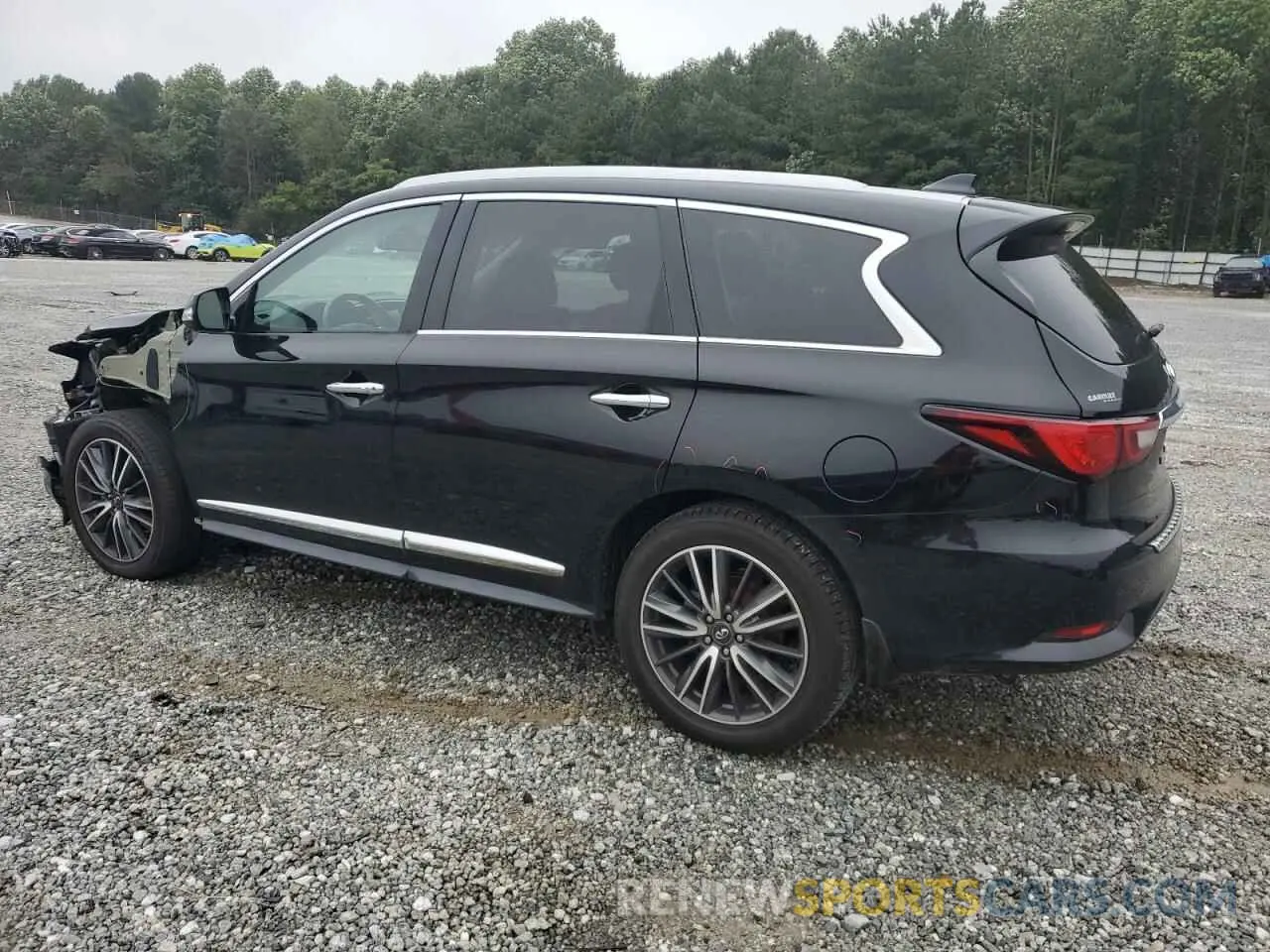 2 Photograph of a damaged car 5N1DL0MNXLC546575 INFINITI QX60 2020