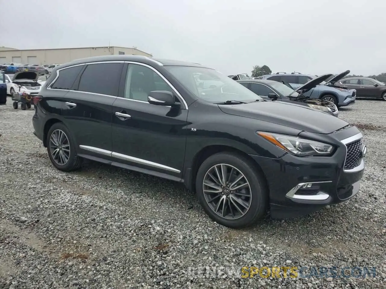 4 Photograph of a damaged car 5N1DL0MNXLC546575 INFINITI QX60 2020