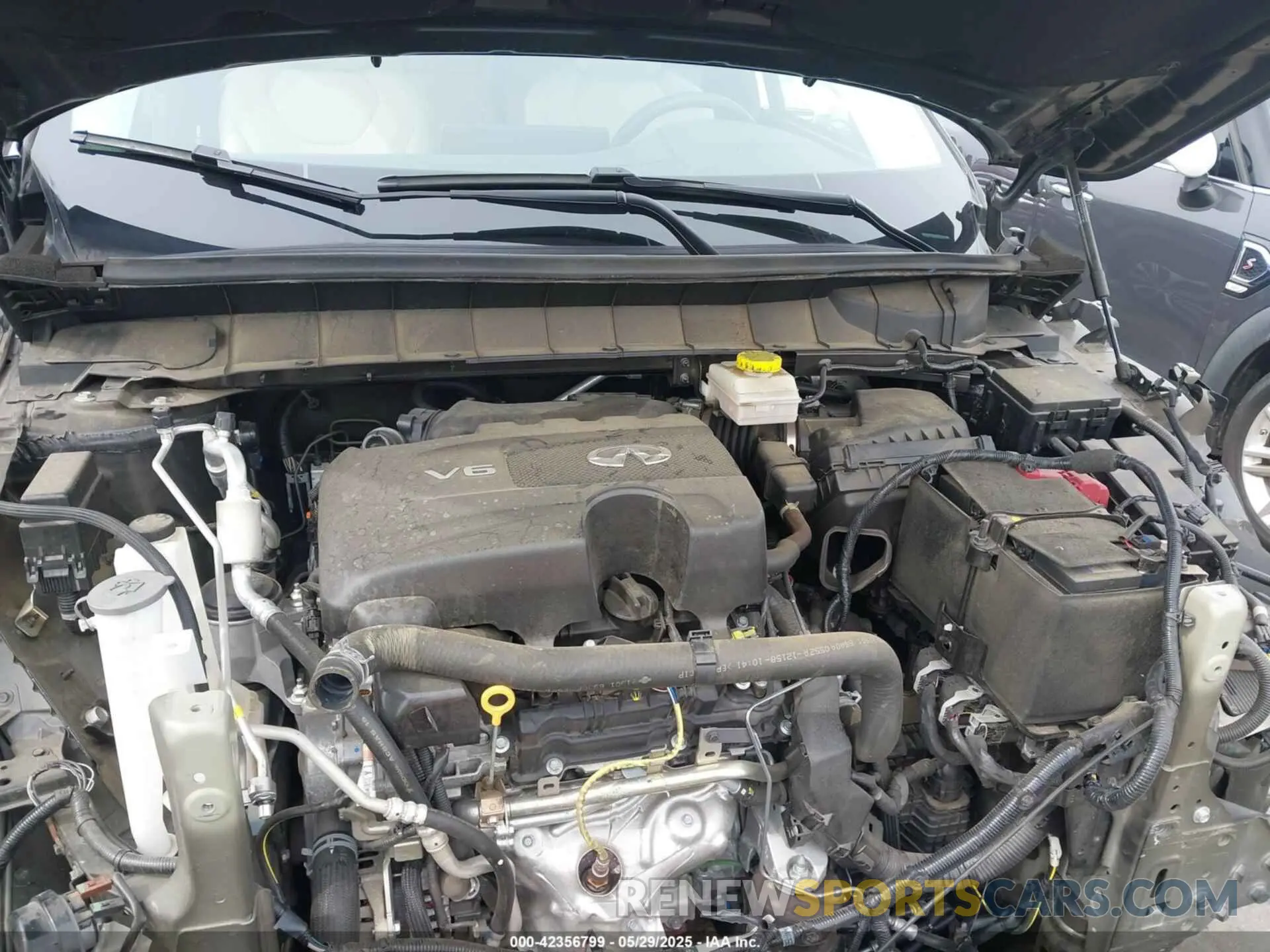 10 Photograph of a damaged car 5N1DL1ES9NC336319 INFINITI QX60 2022