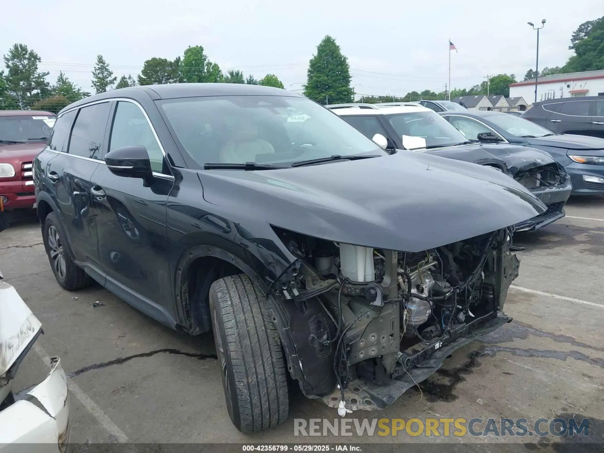 14 Photograph of a damaged car 5N1DL1ES9NC336319 INFINITI QX60 2022