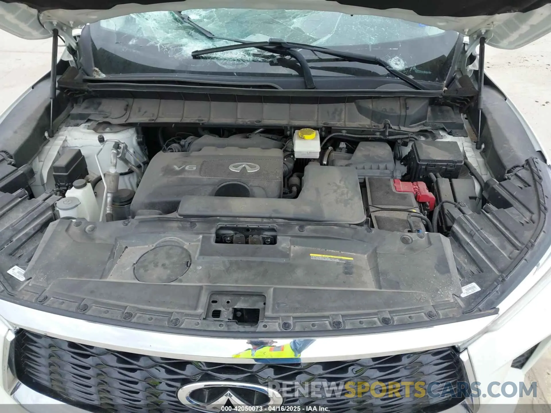 10 Photograph of a damaged car 5N1DL1FR4NC330262 INFINITI QX60 2022