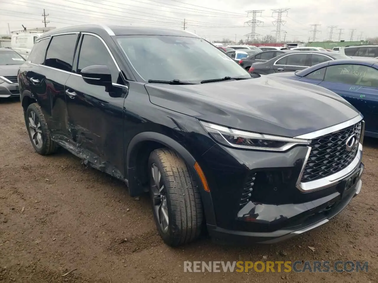 4 Photograph of a damaged car 5N1DL1FS7NC338844 INFINITI QX60 2022