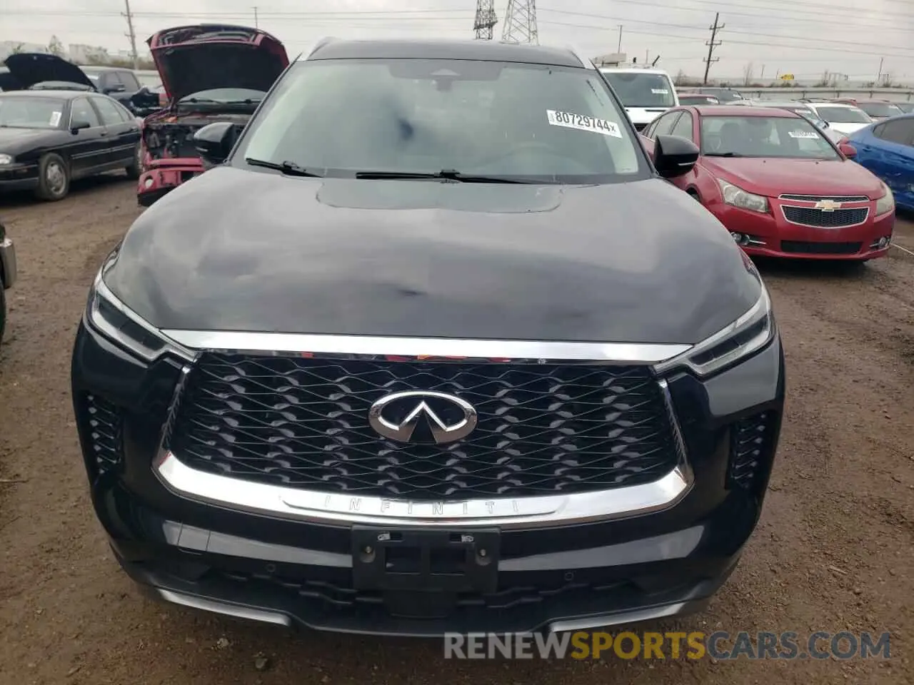 5 Photograph of a damaged car 5N1DL1FS7NC338844 INFINITI QX60 2022