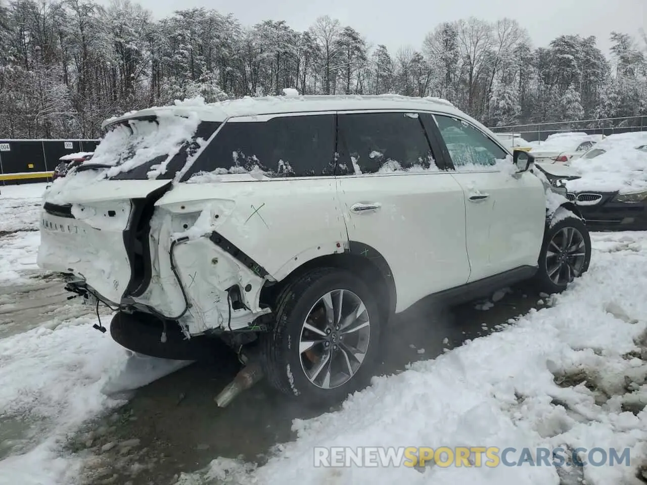 3 Photograph of a damaged car 5N1DL1FS9NC339008 INFINITI QX60 2022