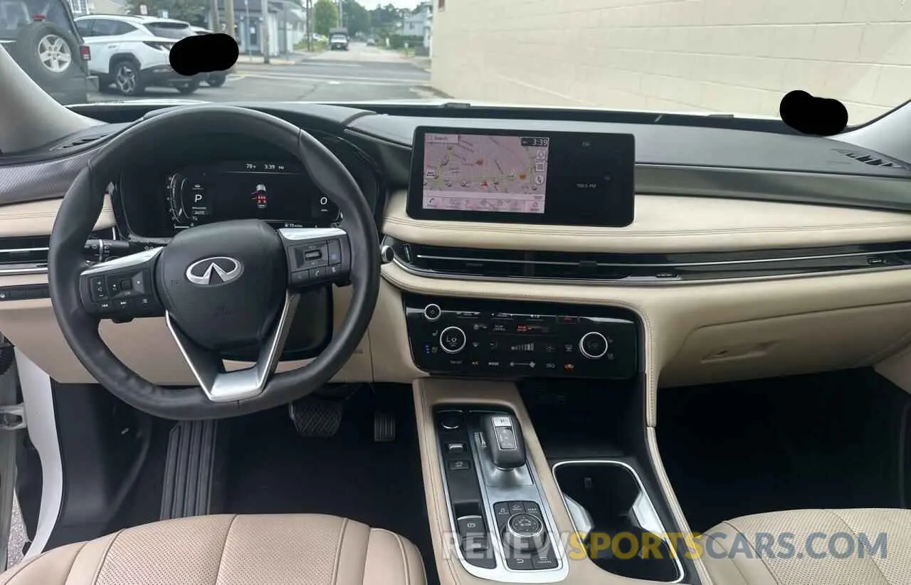 9 Photograph of a damaged car 5N1DL1FSXNC333458 INFINITI QX60 2022