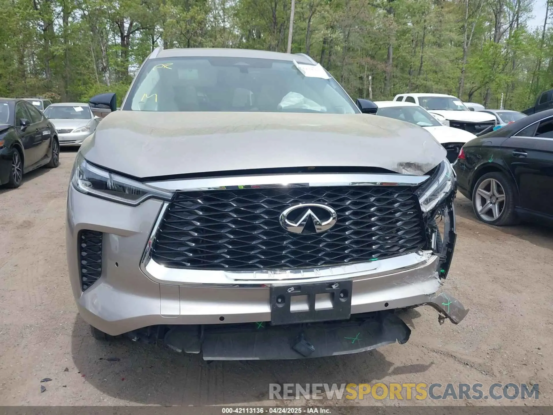 12 Photograph of a damaged car 5N1DL1GS7NC342925 INFINITI QX60 2022