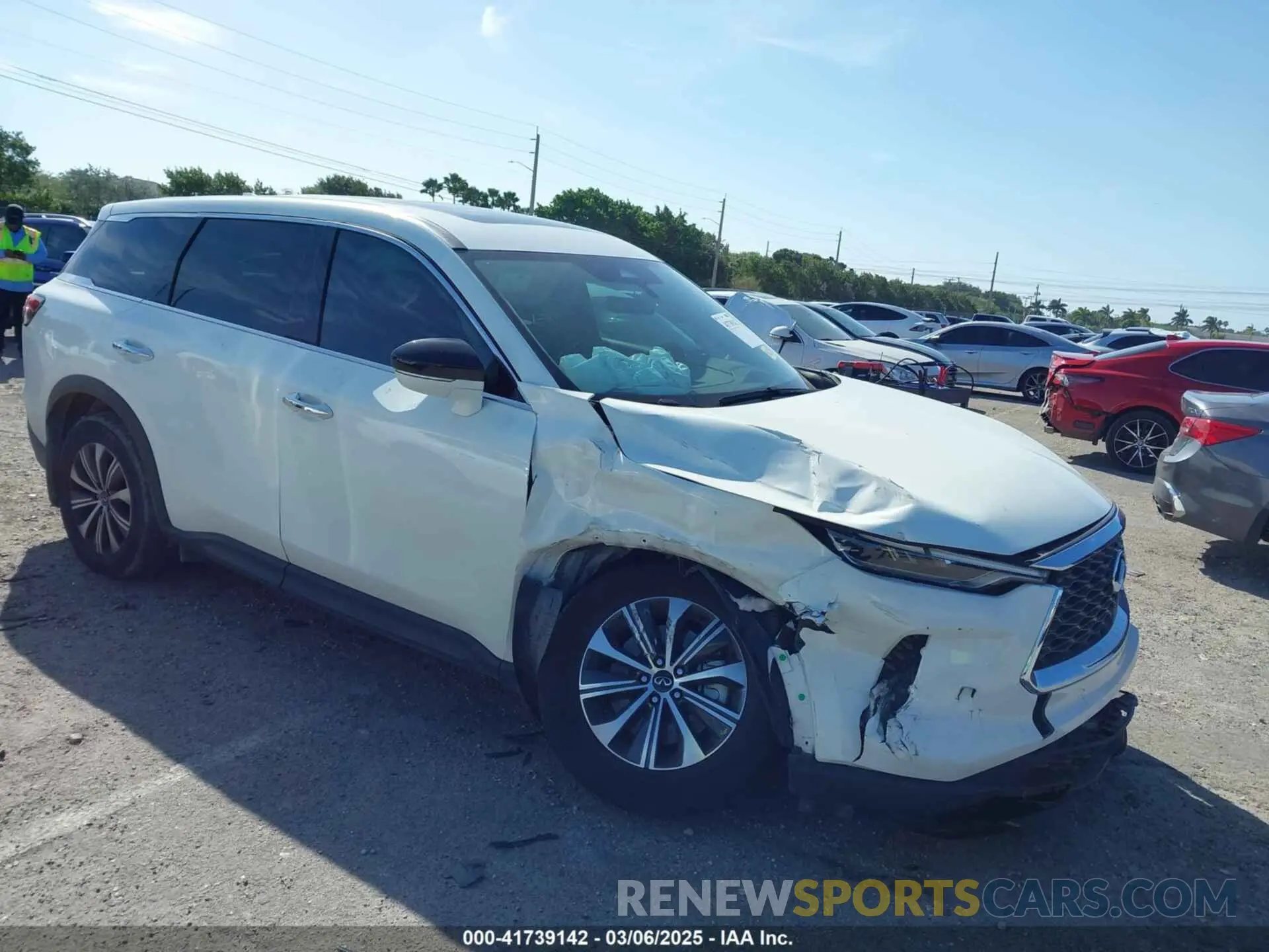 1 Photograph of a damaged car 5N1DL1ES0PC350192 INFINITI QX60 2023