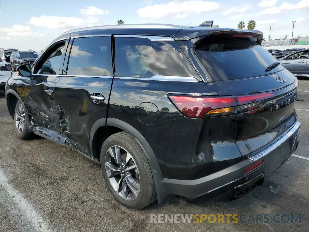2 Photograph of a damaged car 5N1DL1FR0PC359194 INFINITI QX60 2023