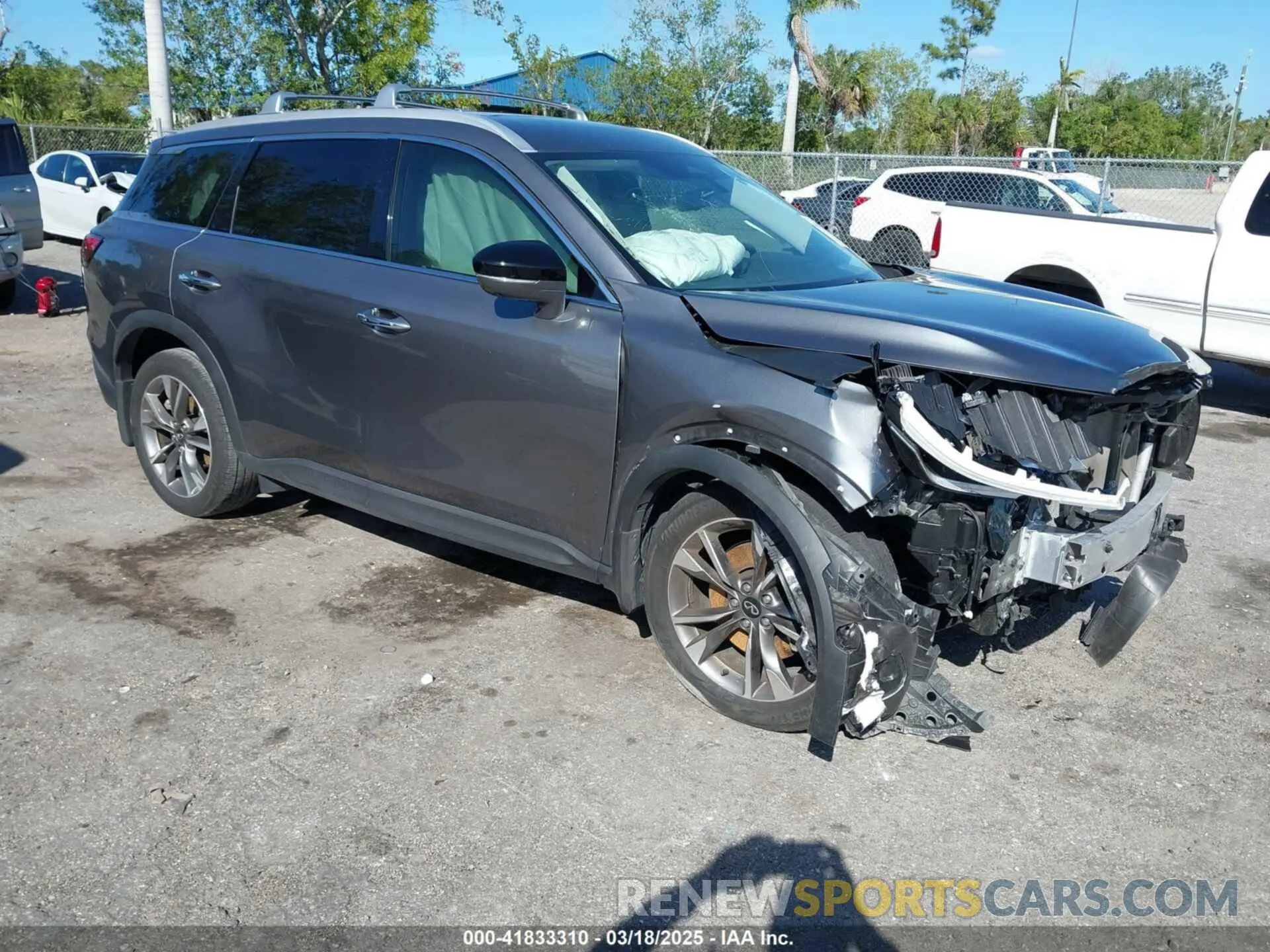 1 Photograph of a damaged car 5N1DL1FR1PC364789 INFINITI QX60 2023