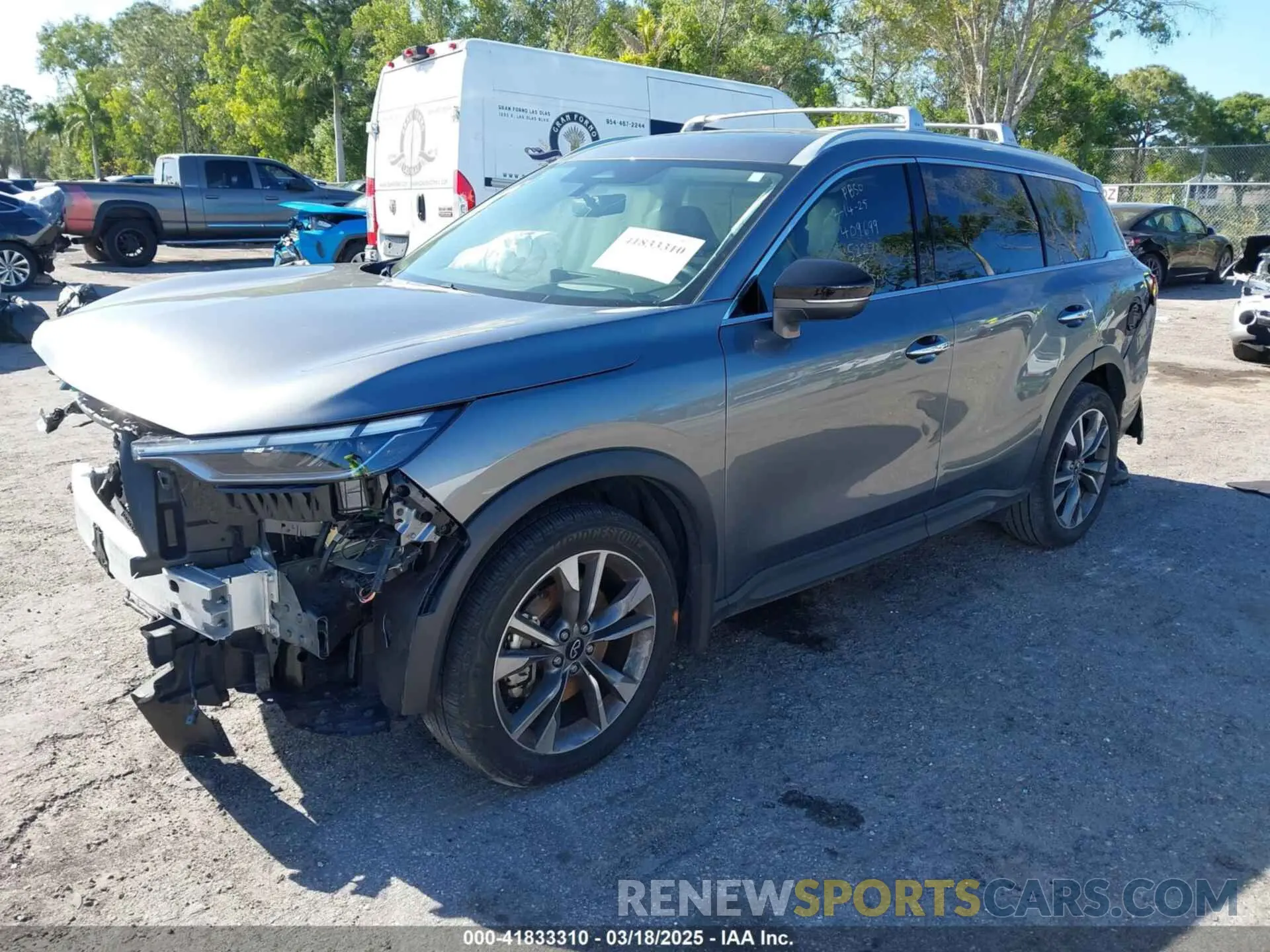 2 Photograph of a damaged car 5N1DL1FR1PC364789 INFINITI QX60 2023