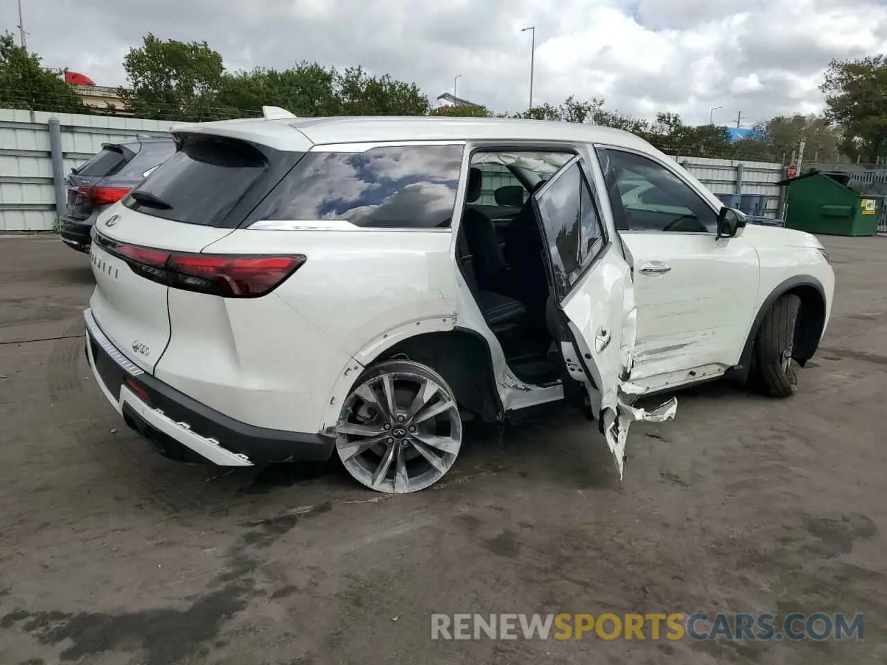 3 Photograph of a damaged car 5N1DL1FR5PC371860 INFINITI QX60 2023