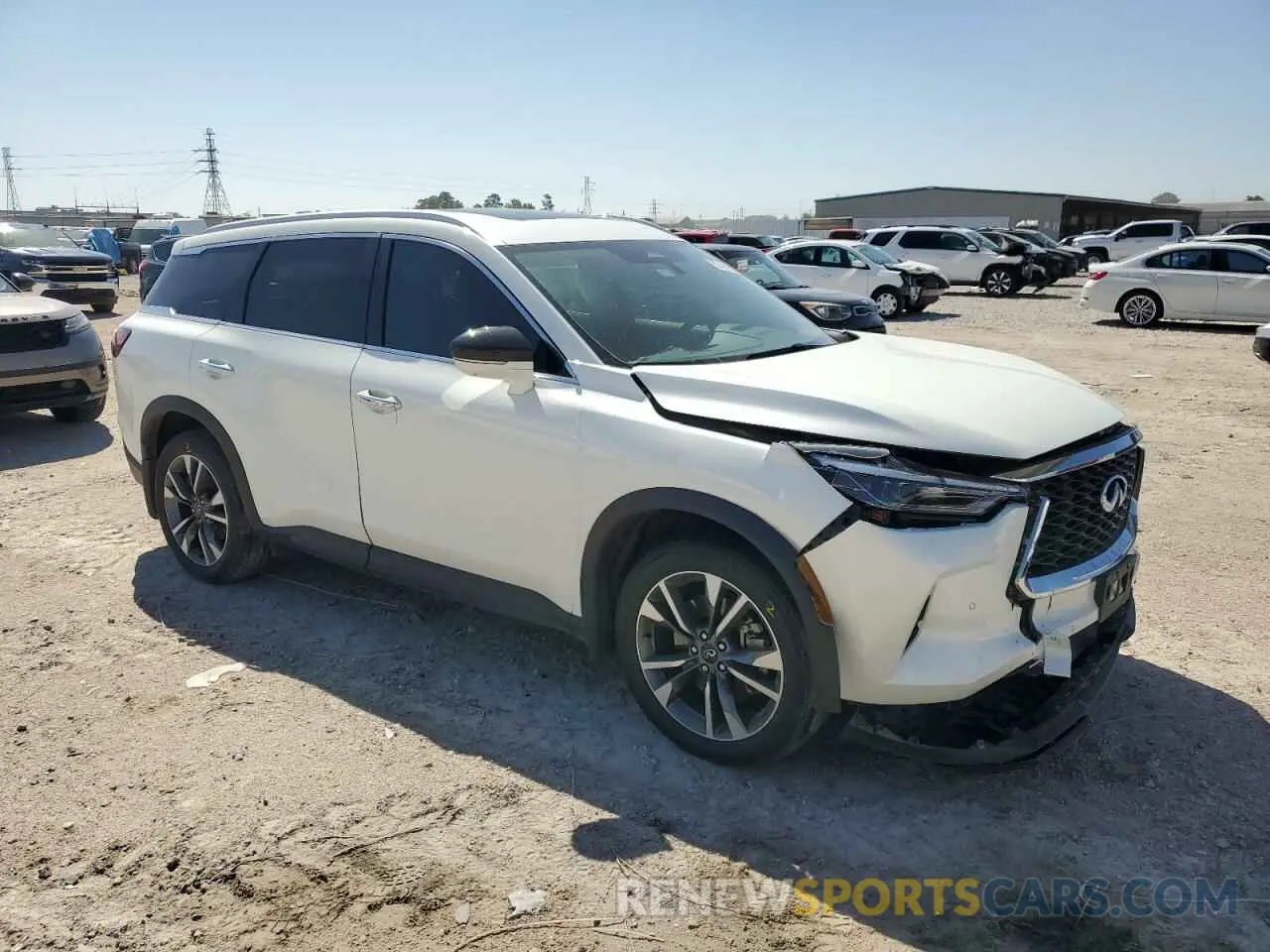 4 Photograph of a damaged car 5N1DL1FR5PC373348 INFINITI QX60 2023