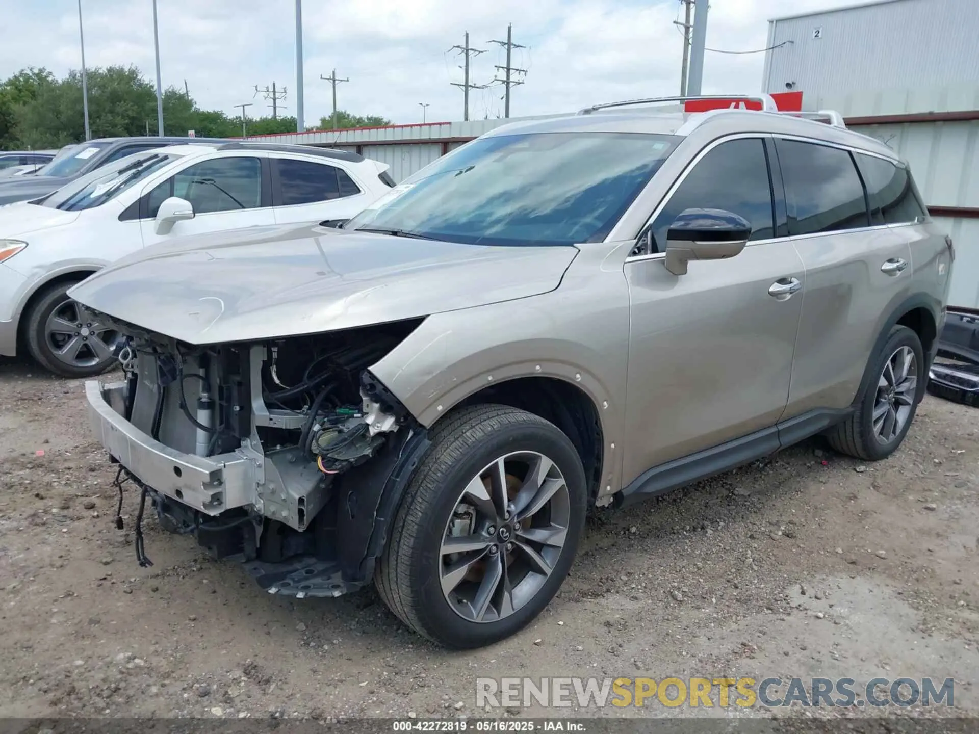 2 Photograph of a damaged car 5N1DL1FR8PC354793 INFINITI QX60 2023