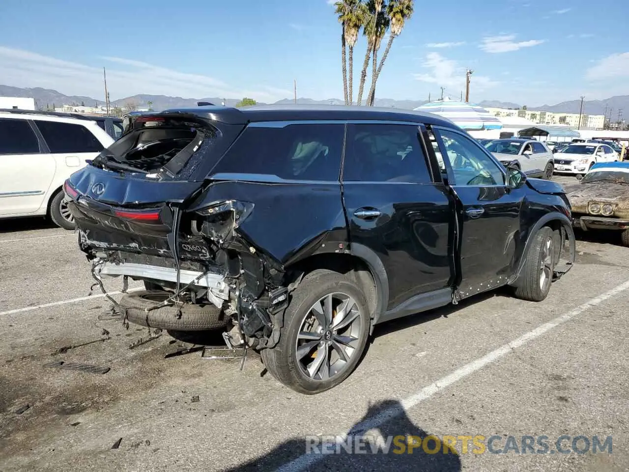 3 Photograph of a damaged car 5N1DL1FRXPC364094 INFINITI QX60 2023