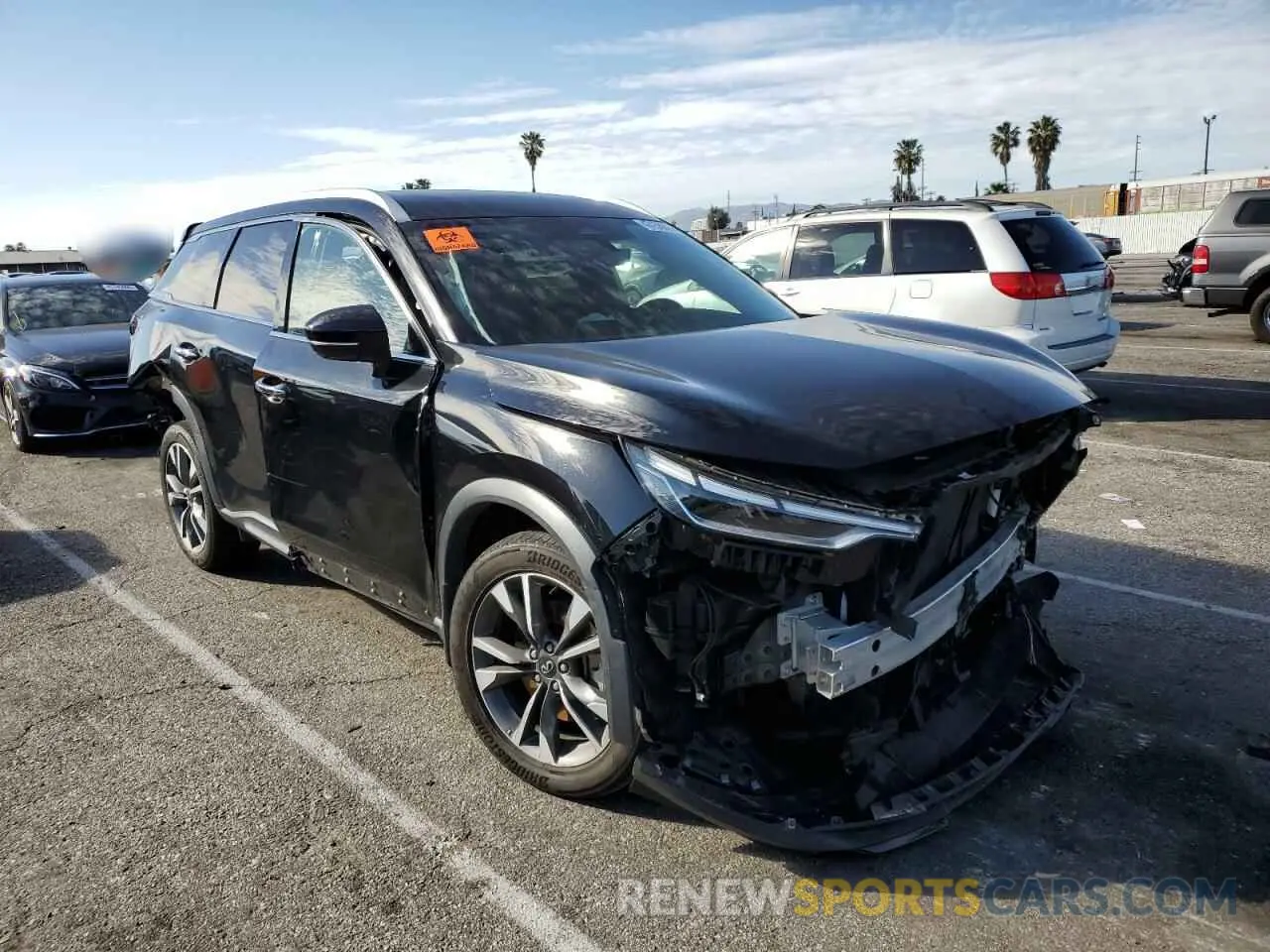 4 Photograph of a damaged car 5N1DL1FRXPC364094 INFINITI QX60 2023