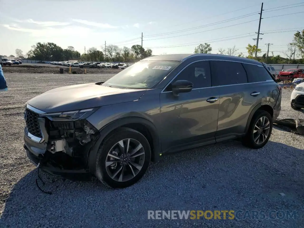 1 Photograph of a damaged car 5N1DL1FS3PC362013 INFINITI QX60 2023