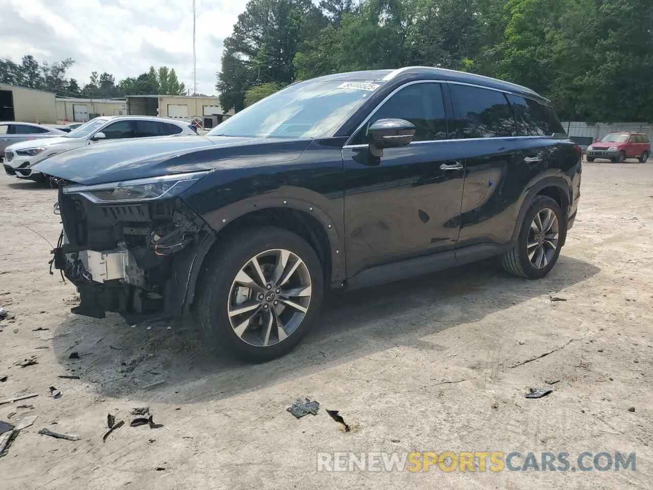 1 Photograph of a damaged car 5N1DL1FS9PC356054 INFINITI QX60 2023