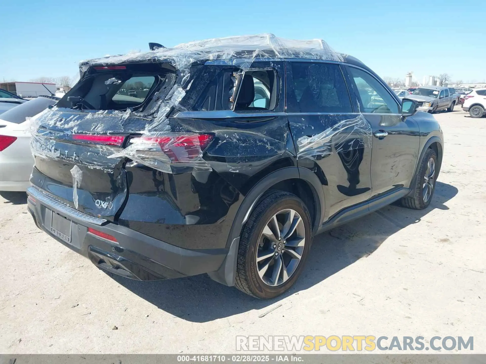 4 Photograph of a damaged car 5N1DL1FS9PC364963 INFINITI QX60 2023