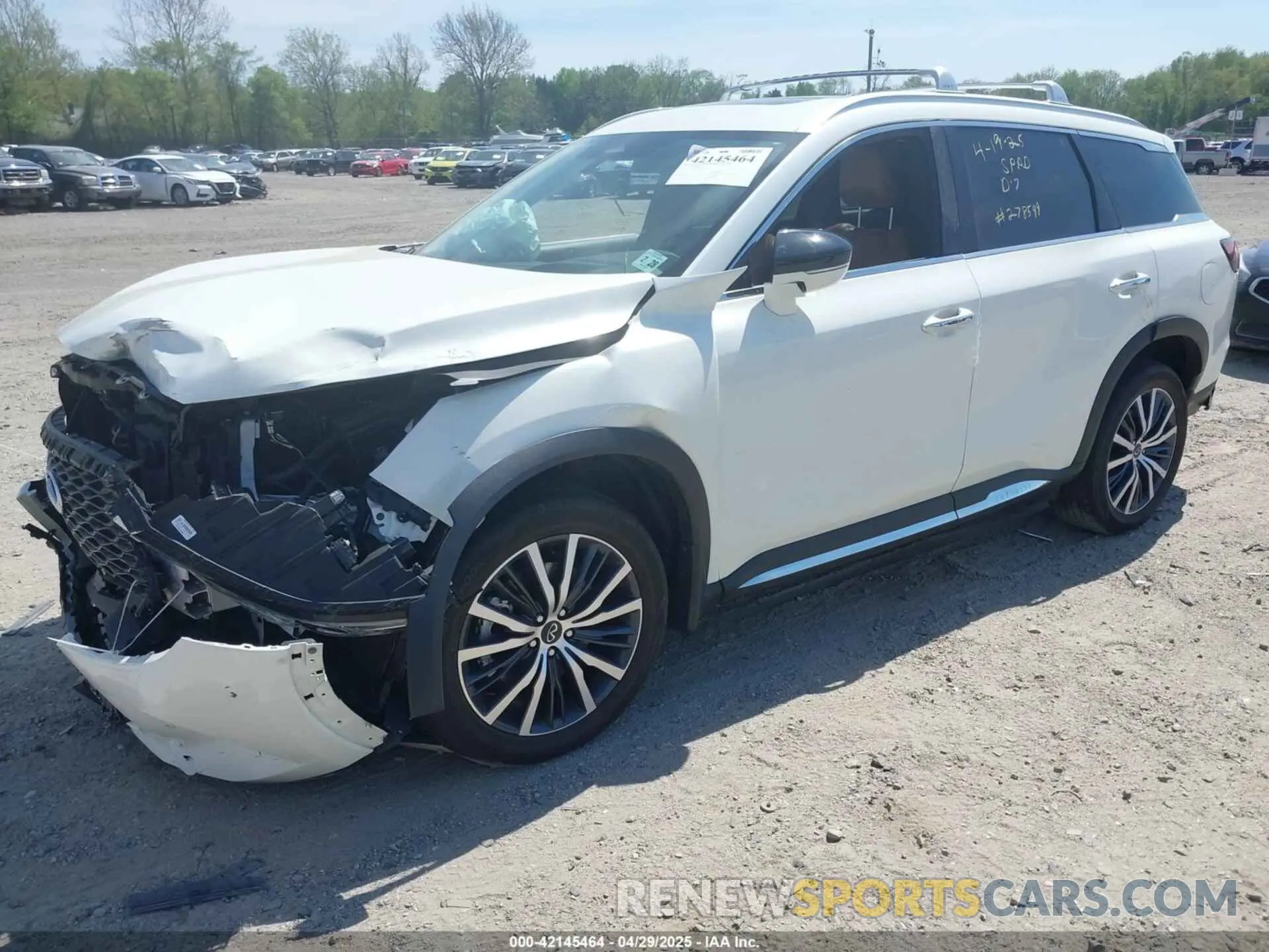 2 Photograph of a damaged car 5N1DL1GS1PC349100 INFINITI QX60 2023