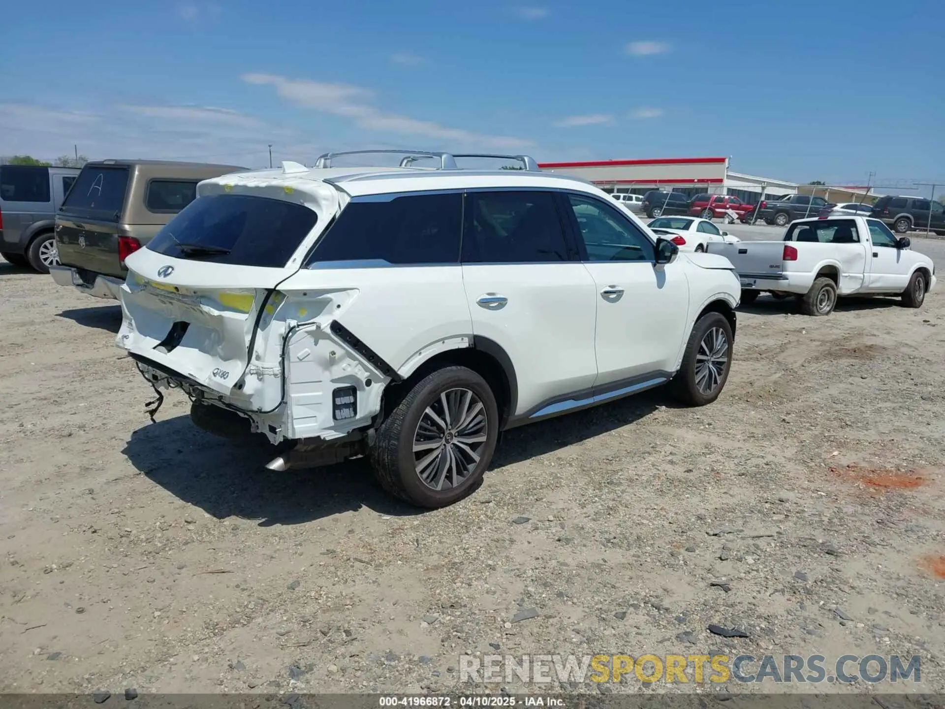 4 Photograph of a damaged car 5N1DL1GS4PC362410 INFINITI QX60 2023