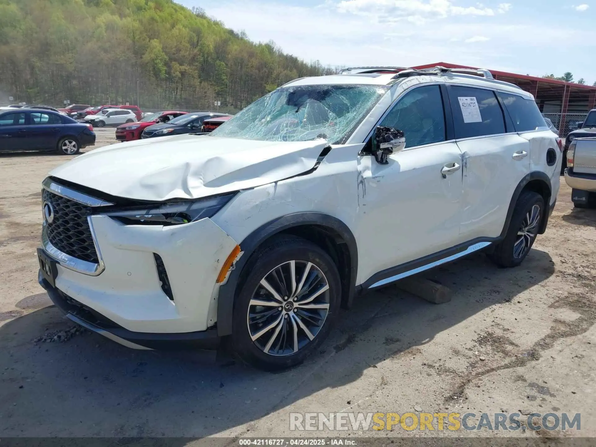 2 Photograph of a damaged car 5N1DL1GS5PC353666 INFINITI QX60 2023