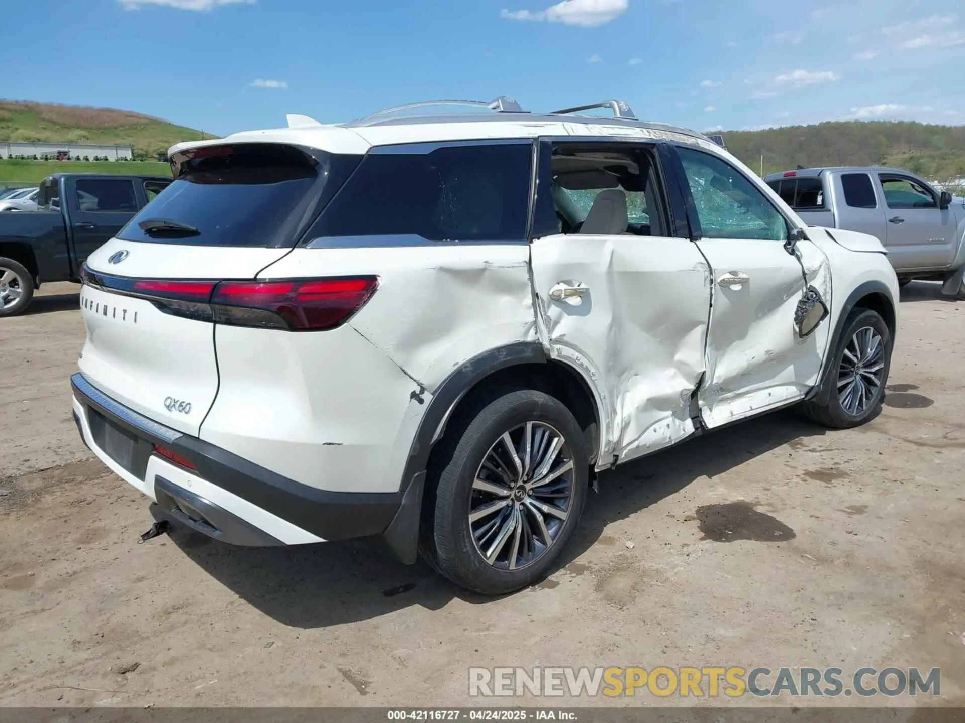 4 Photograph of a damaged car 5N1DL1GS5PC353666 INFINITI QX60 2023
