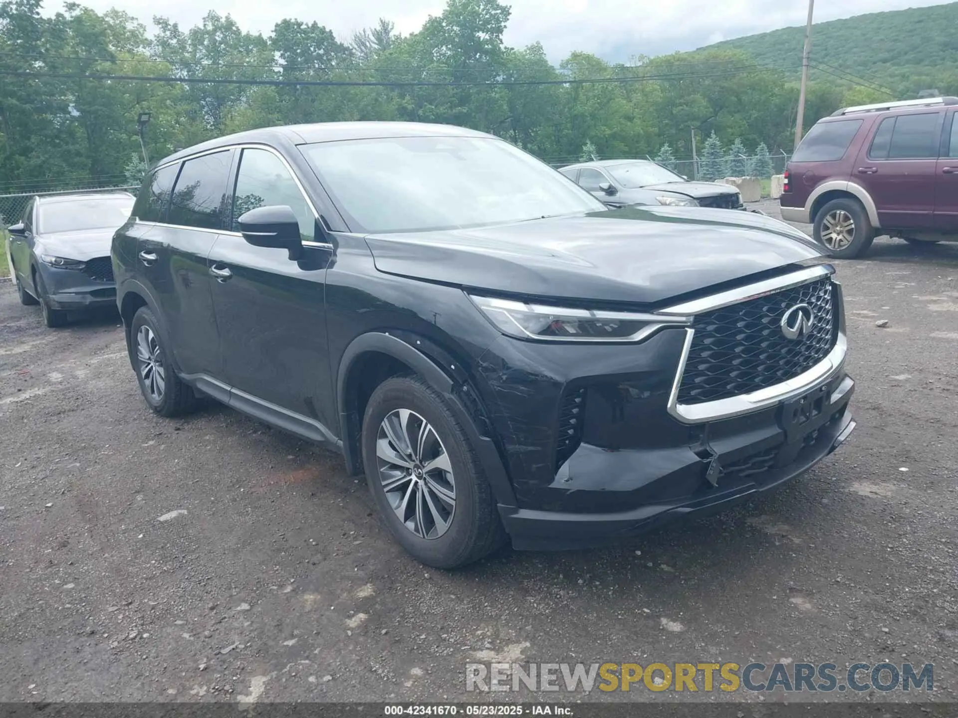 1 Photograph of a damaged car 5N1DL1ER2RC340084 INFINITI QX60 2024