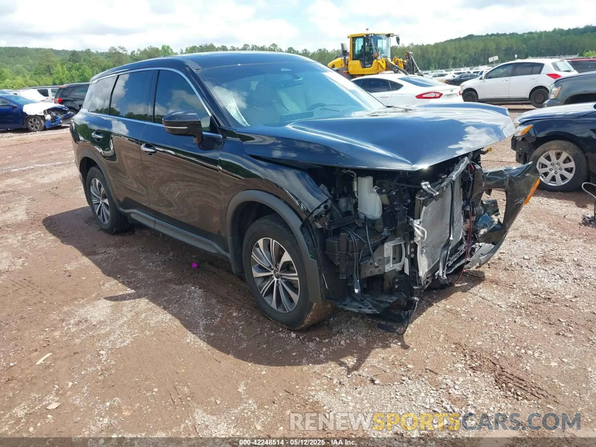1 Photograph of a damaged car 5N1DL1ER3RC338022 INFINITI QX60 2024