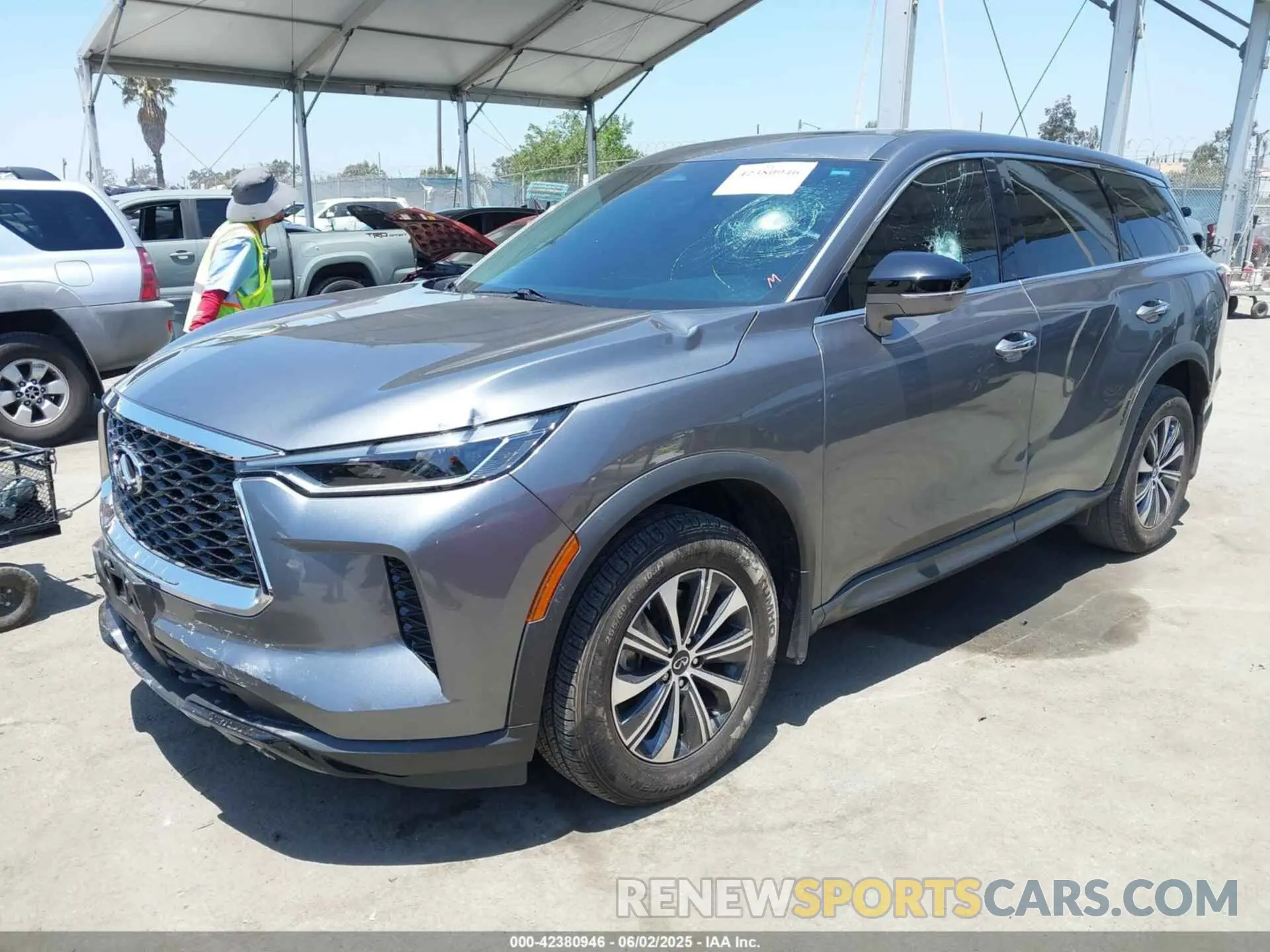 2 Photograph of a damaged car 5N1DL1ER7RC343210 INFINITI QX60 2024
