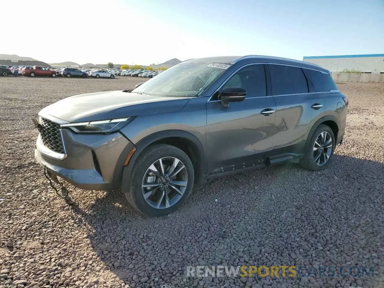 1 Photograph of a damaged car 5N1DL1FR2RC344098 INFINITI QX60 2024