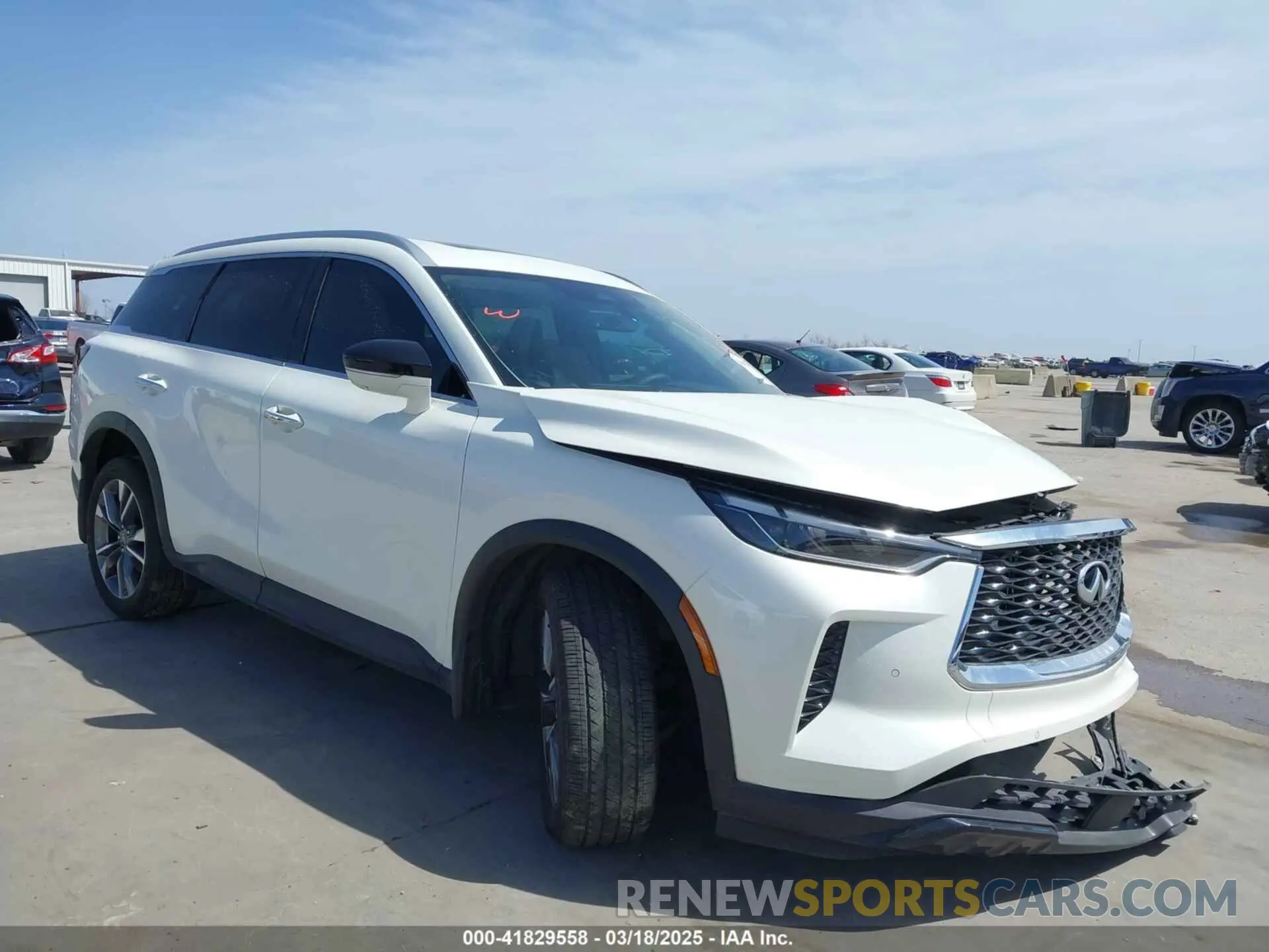 1 Photograph of a damaged car 5N1DL1FR2RC354193 INFINITI QX60 2024