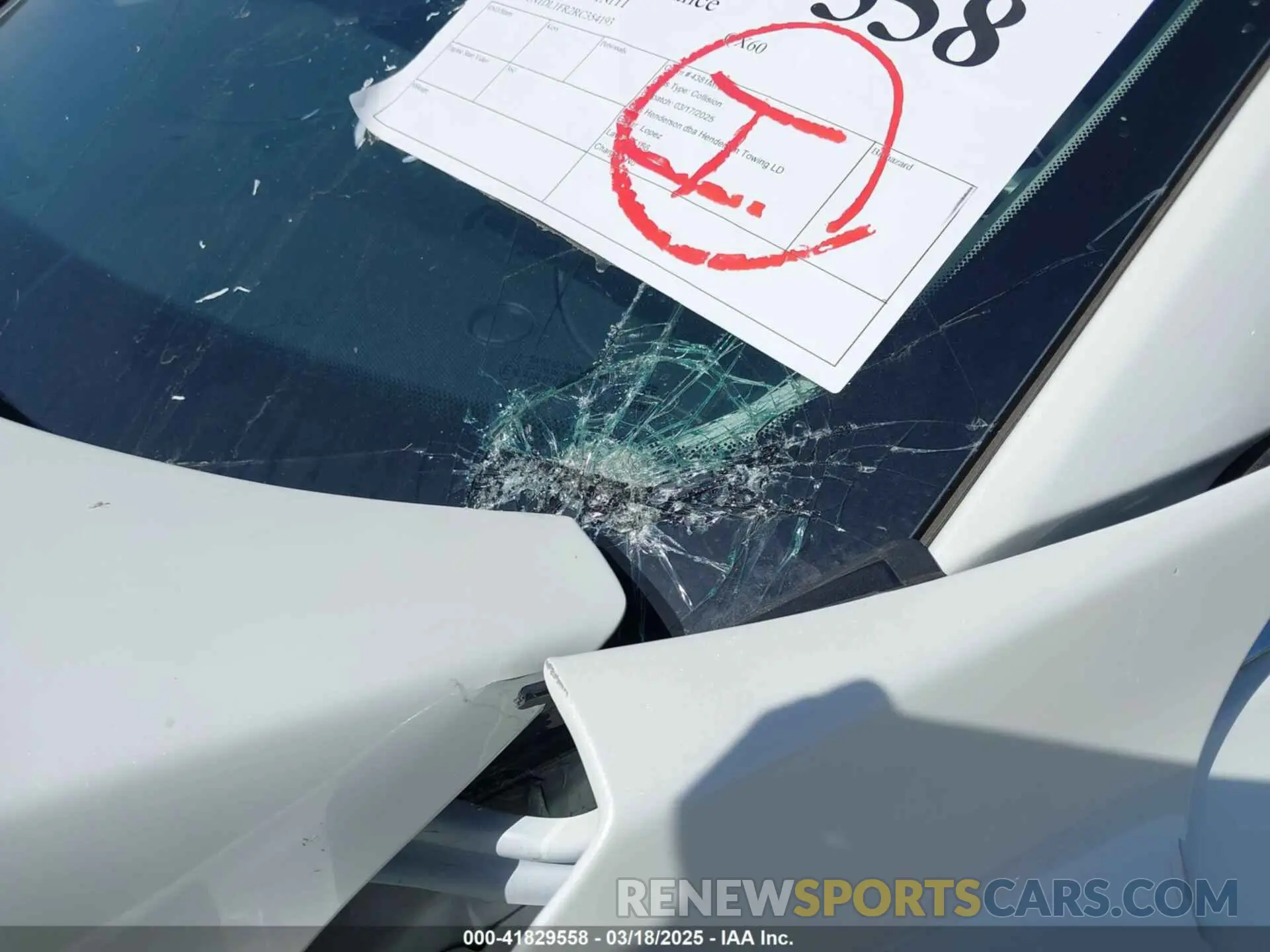 20 Photograph of a damaged car 5N1DL1FR2RC354193 INFINITI QX60 2024