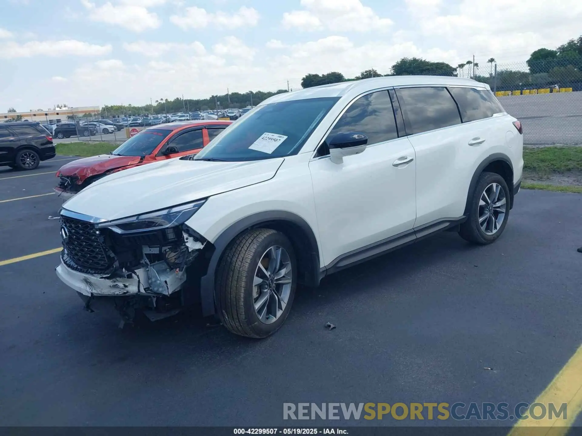 2 Photograph of a damaged car 5N1DL1FR8RC337849 INFINITI QX60 2024