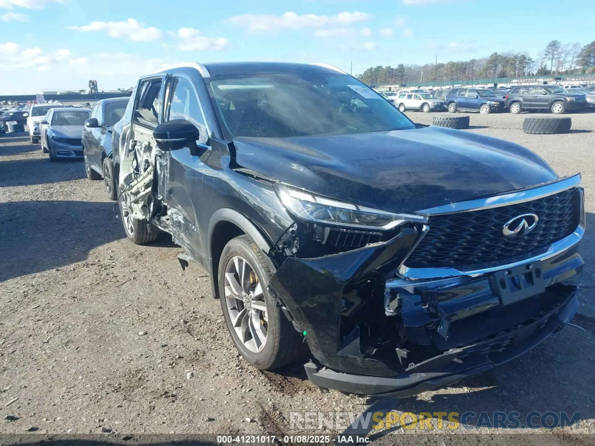 1 Photograph of a damaged car 5N1DL1FS2RC346226 INFINITI QX60 2024