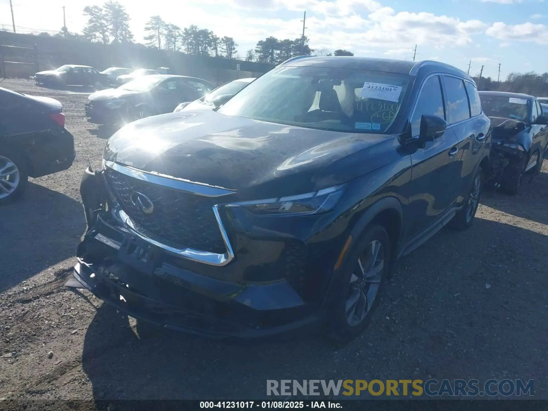 2 Photograph of a damaged car 5N1DL1FS2RC346226 INFINITI QX60 2024