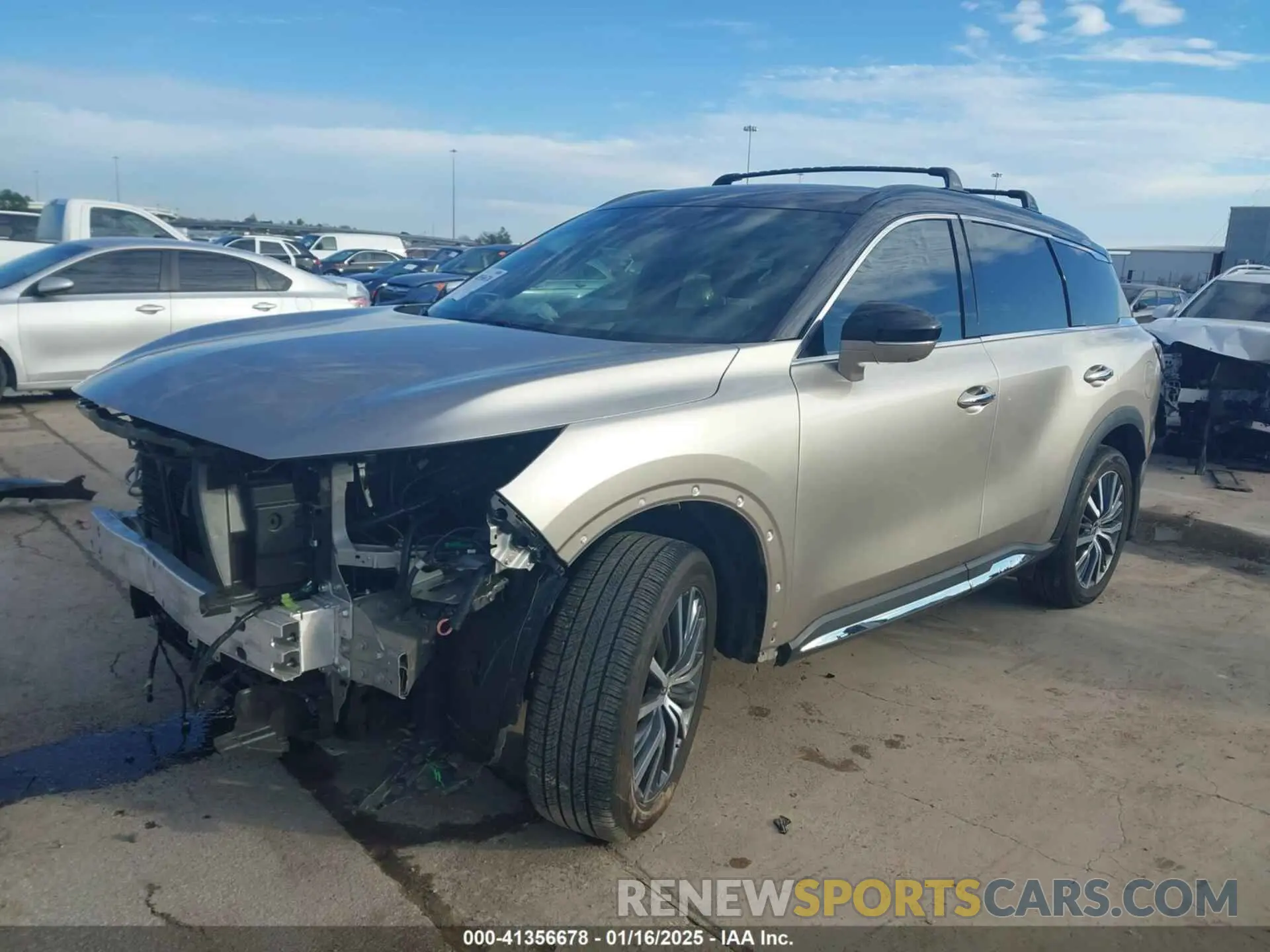 2 Photograph of a damaged car 5N1DL1HU0RC353223 INFINITI QX60 2024
