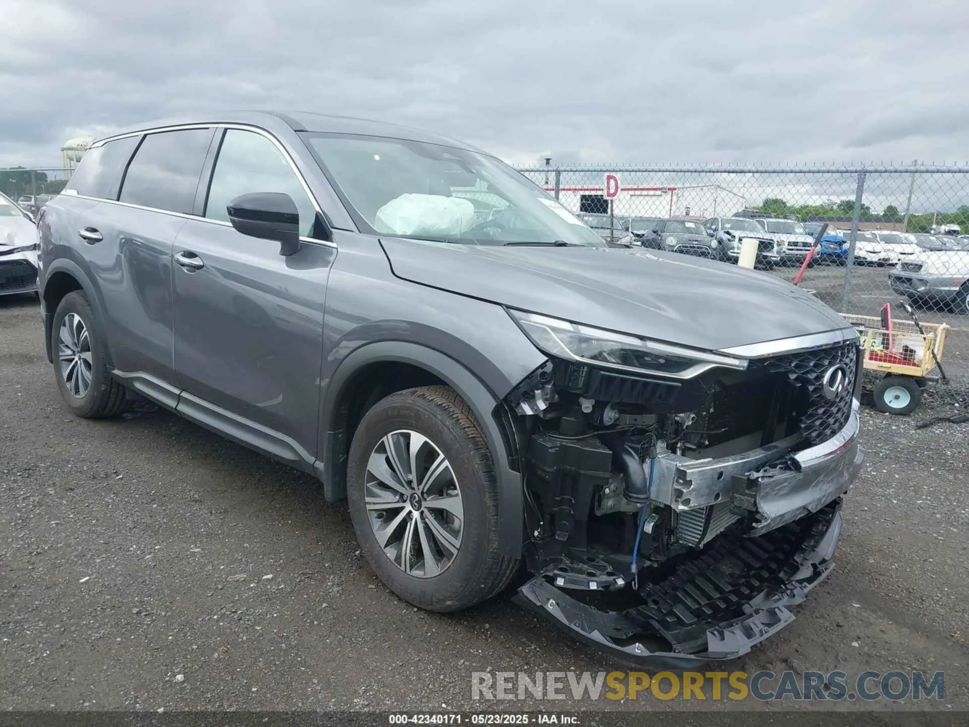 1 Photograph of a damaged car 5N1AL1ES1SC331789 INFINITI QX60 2025