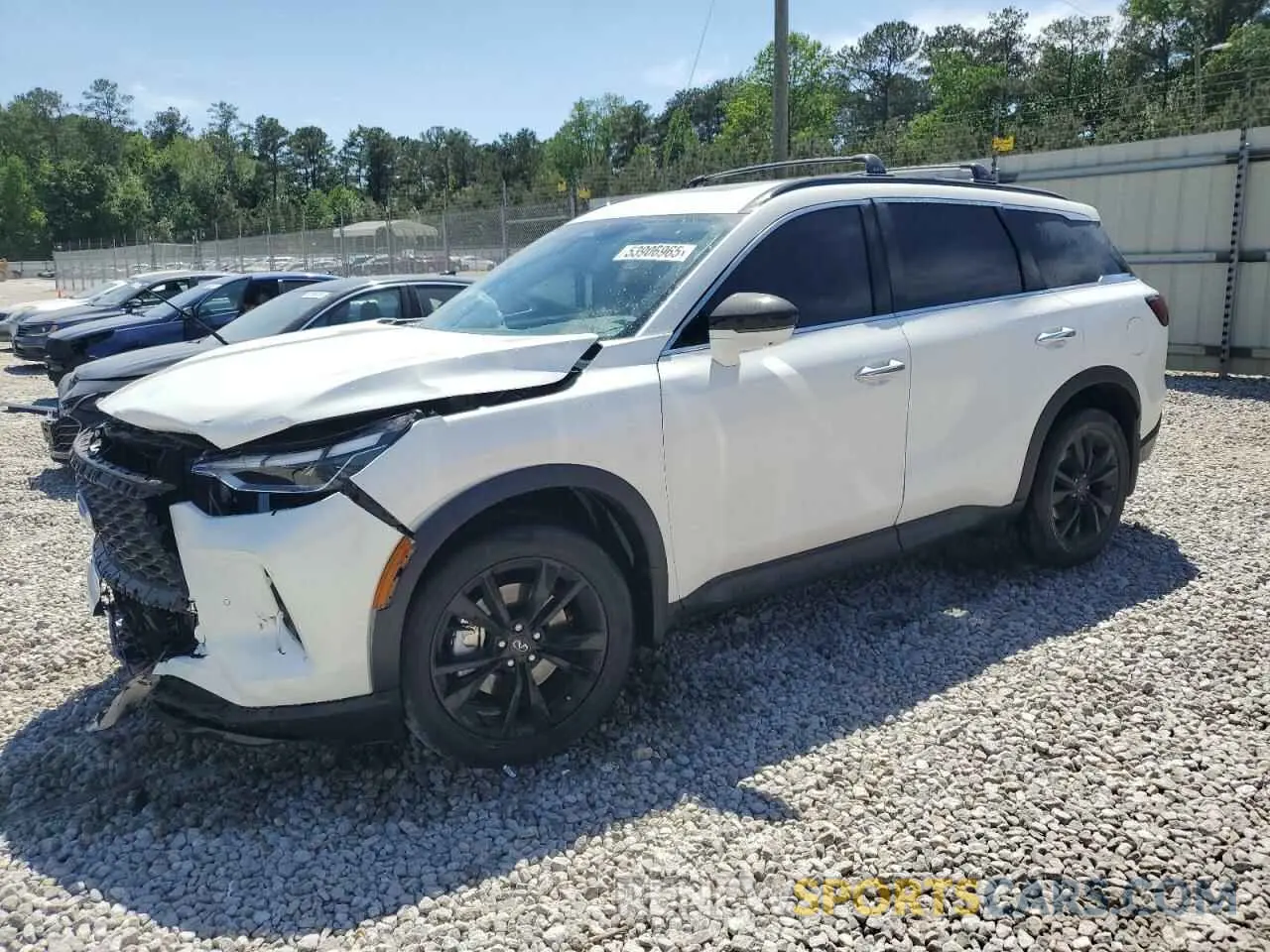 1 Photograph of a damaged car 5N1AL1FR5SC348607 INFINITI QX60 2025