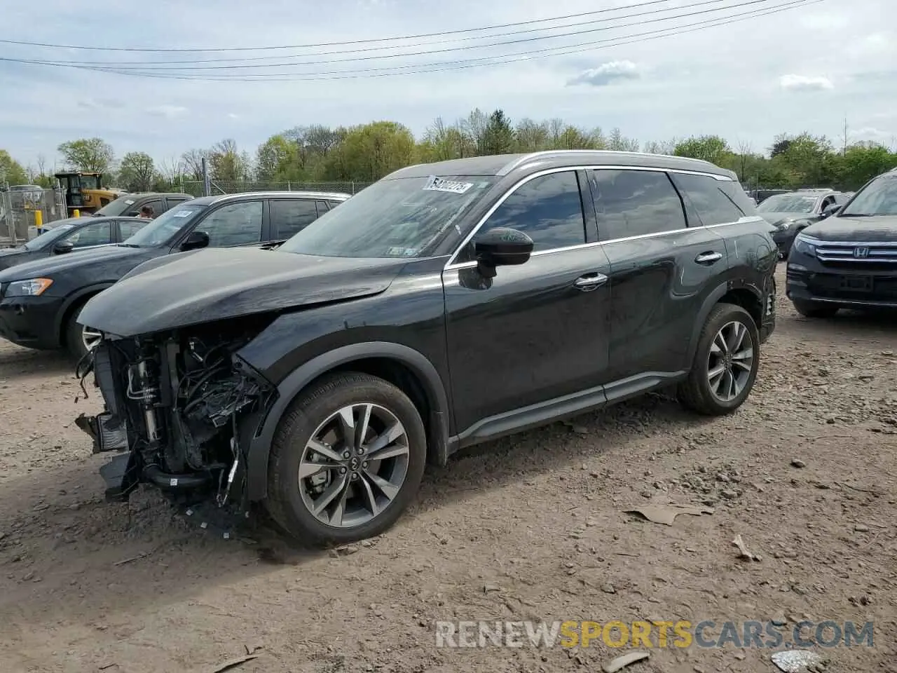 1 Photograph of a damaged car 5N1AL1FS5SC348500 INFINITI QX60 2025