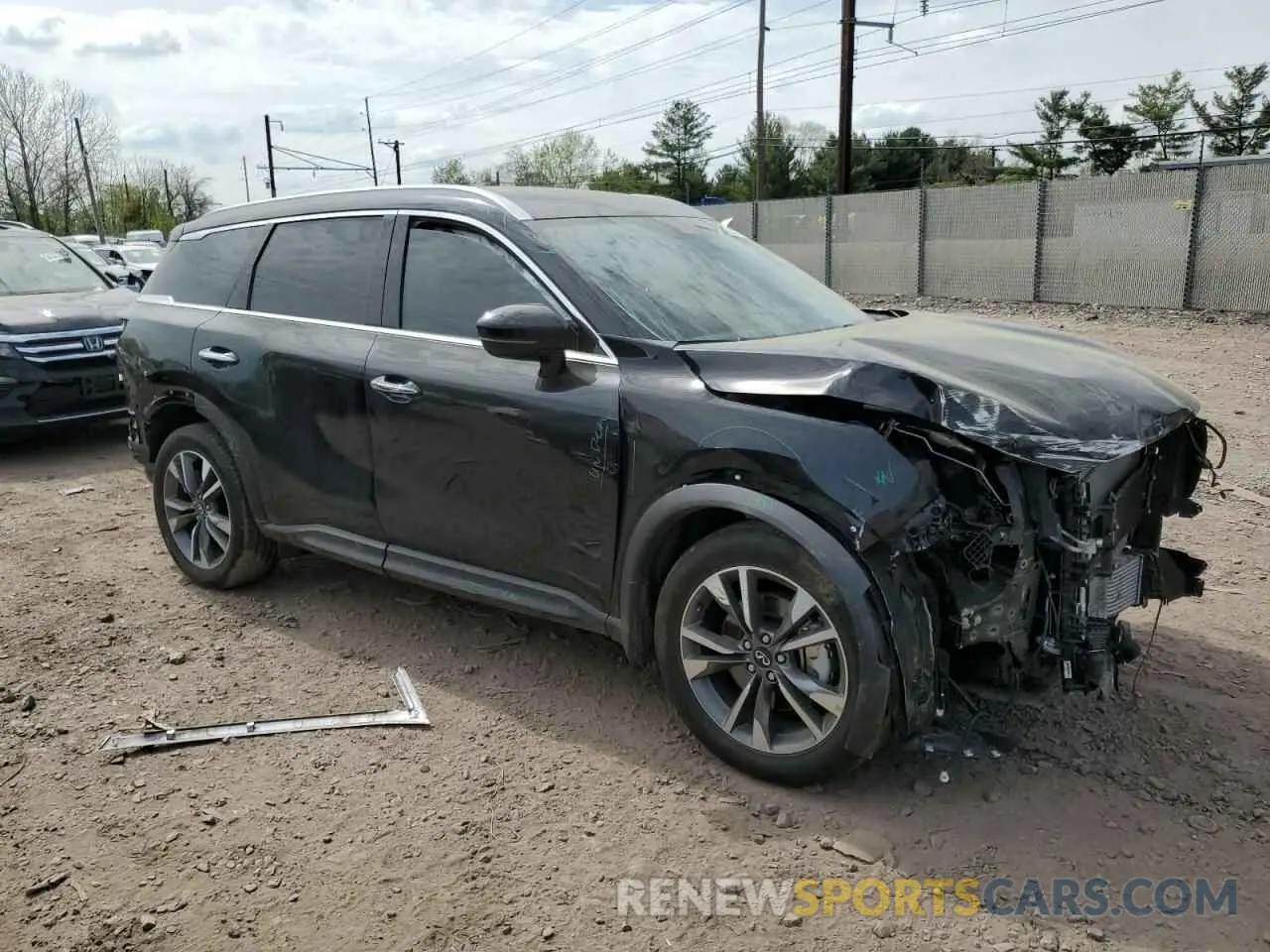 4 Photograph of a damaged car 5N1AL1FS5SC348500 INFINITI QX60 2025