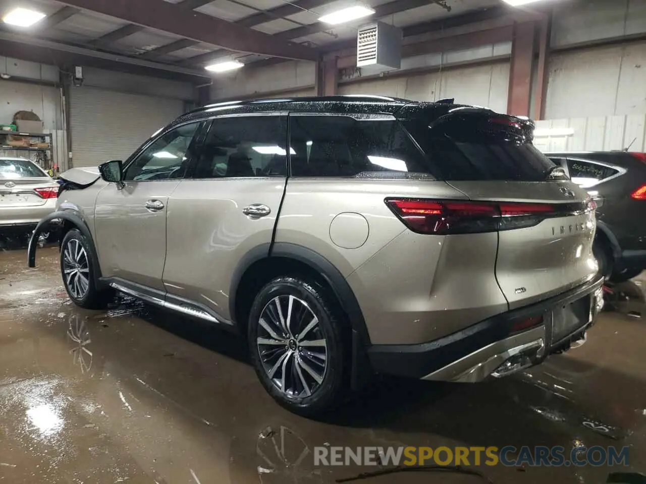 2 Photograph of a damaged car 5N1DL1HU1NC342970 INFINITI QX60 AUTOG 2022