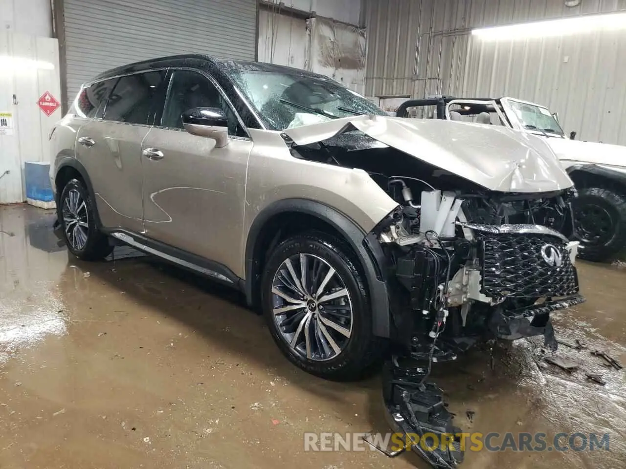 4 Photograph of a damaged car 5N1DL1HU1NC342970 INFINITI QX60 AUTOG 2022