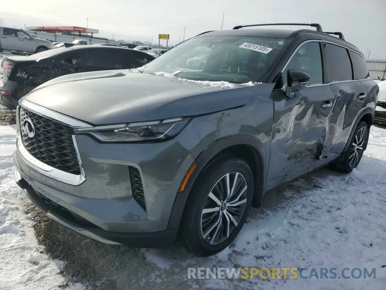 1 Photograph of a damaged car 5N1DL1HUXPC375744 INFINITI QX60 AUTOG 2023