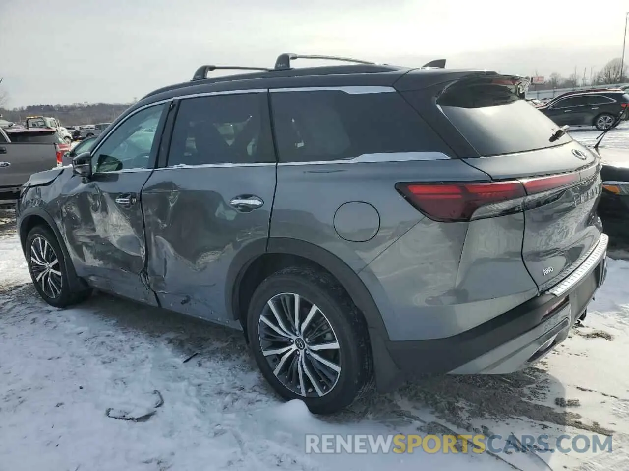 2 Photograph of a damaged car 5N1DL1HUXPC375744 INFINITI QX60 AUTOG 2023