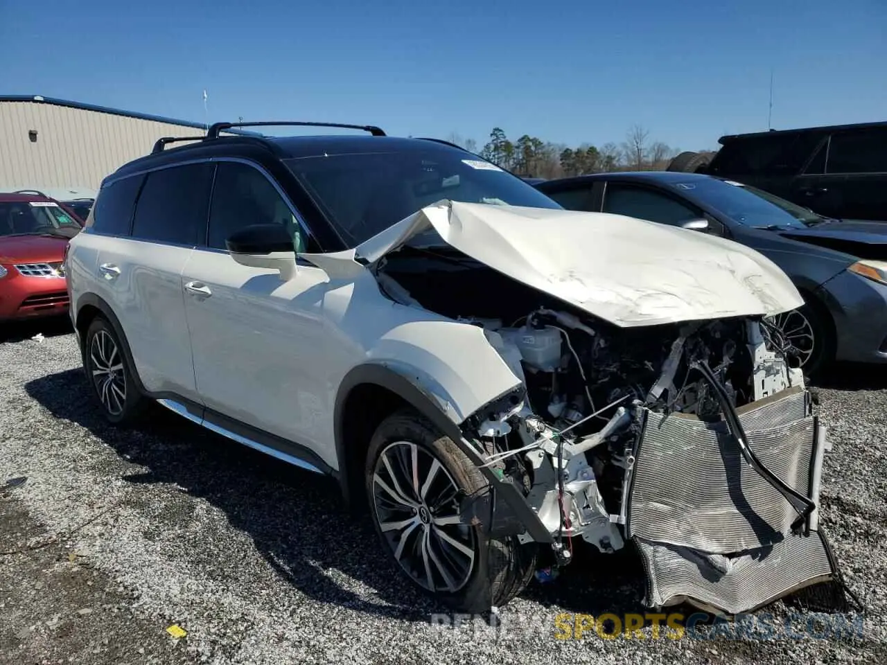 4 Photograph of a damaged car 5N1AL1HU5SC341027 INFINITI QX60 AUTOG 2025